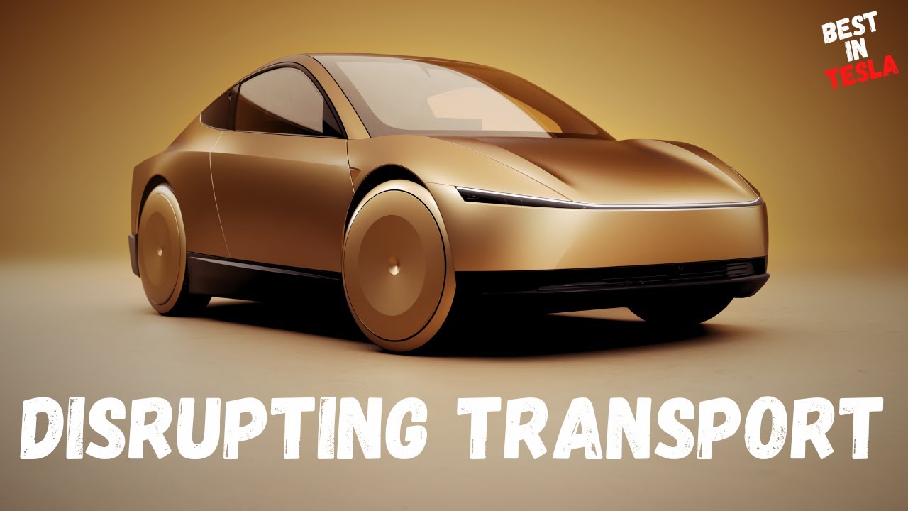 Robotaxi Revolution - Cybercab Disrupts ALL Transport - No Need for Steering Wheels or Pedals!