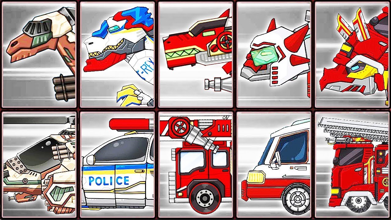 Dino Robot Corps - Rescue Team | Eftsei Gaming