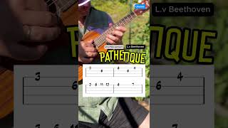 Beethoven on Ukulele – Pathétique Sonata (Melody Only)