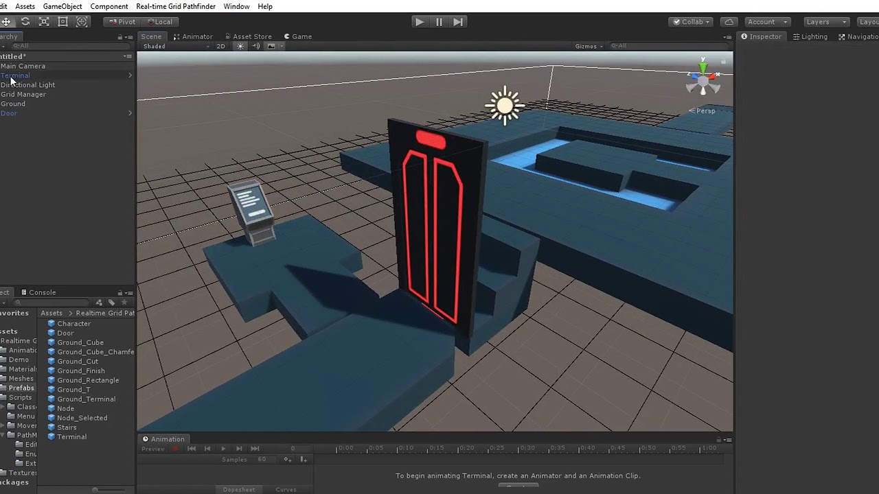 Realtime Grid Pathfinder Setup