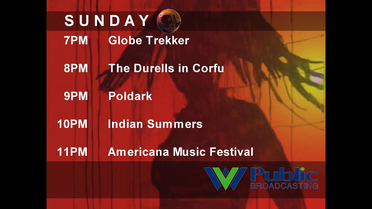 PBS Sunday Schedule Bumper (2016-2017 West Virginia Public Broadcasting) - REMAKE/FIXED!