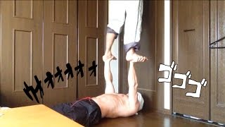 【筋トレ】弟プレスやってみた！！