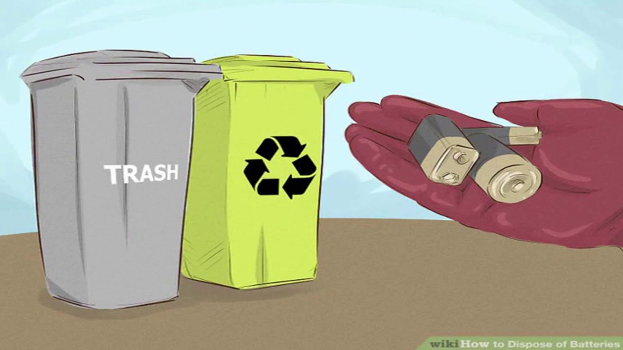 How to Dispose of Batteries?? YouTube