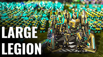 Getting Large With Legion(4v1 Included) | Beyond All Reason | Supreme Isthmus v2.1 | Air