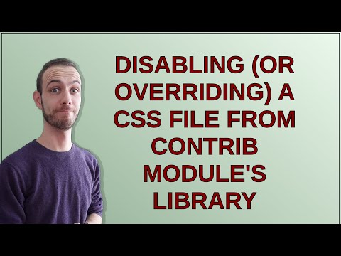 Drupal: Disabling (or overriding) a css file from contrib module's library