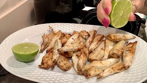 Como fazer Lambari na fritadeira elétrica?