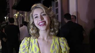 Caylee Cowan talks about her latest faith based movie outside No Vacancy Nightclub in Hollywood