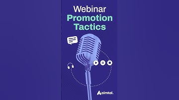Webinar Promotion Tactics | Marketing In A Minute