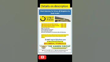 Noon Ksa Job Vacancy For Heavy Light Delivery Drivers 