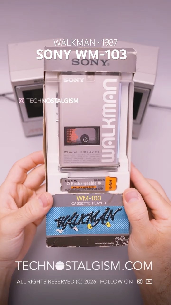 Sony WM-103. Unboxing the most beautiful #Walkman from 1987. Dolby