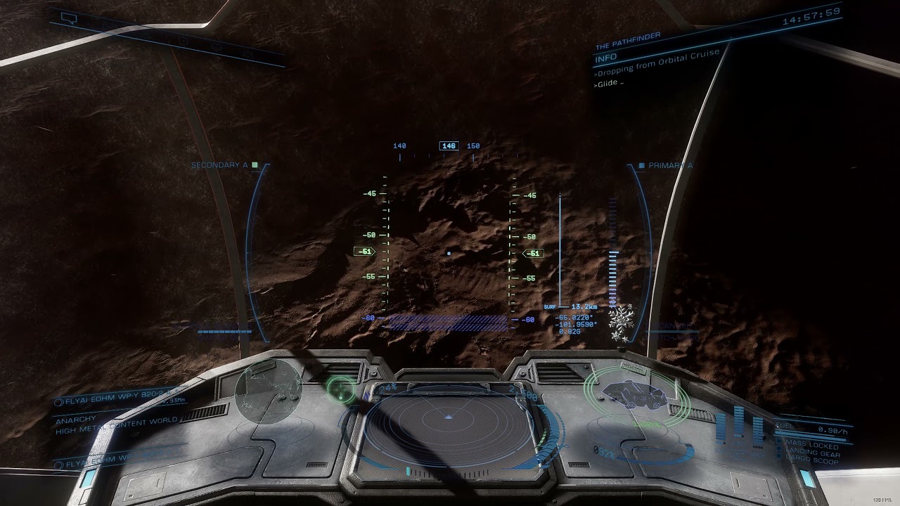 Elite: Dangerous - Landing on hot planet