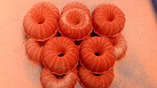 Red ️ bundts super crunchy soft dusty crumbling |Oddly satisfying video |Babys Twins Asmr