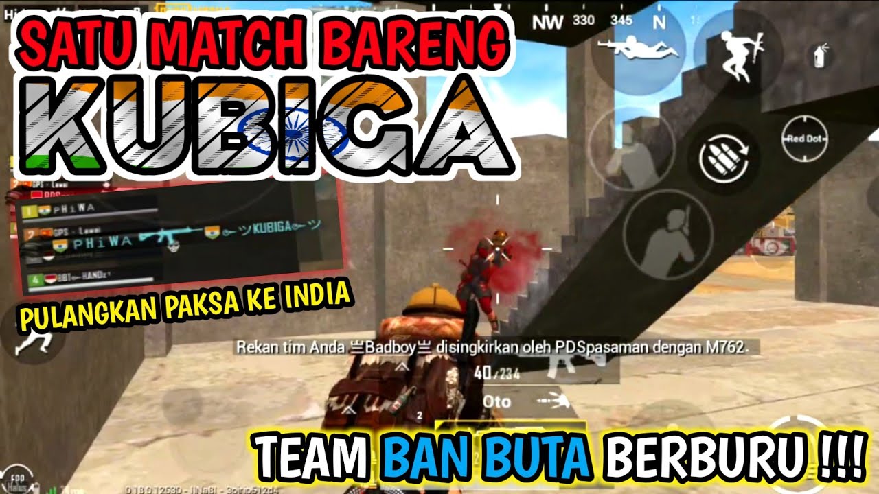 SATU MATCH SAMA KUBIGA CARI SAMPAI DAPAT KUBIGA INDIA GAK