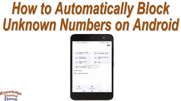 How to Automatically Block Unknown Numbers on Android | How to Block Unknown Calls on Android