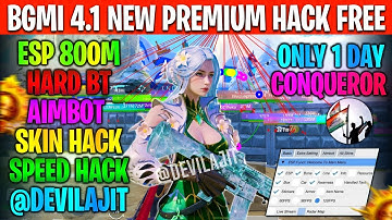 BGMI HACK 4.1 | BGMI 4.1 MOD APK | BGMI ESP HACK | BGMI NEW HACK TODAY | HOW TO HACK BGMI HACK