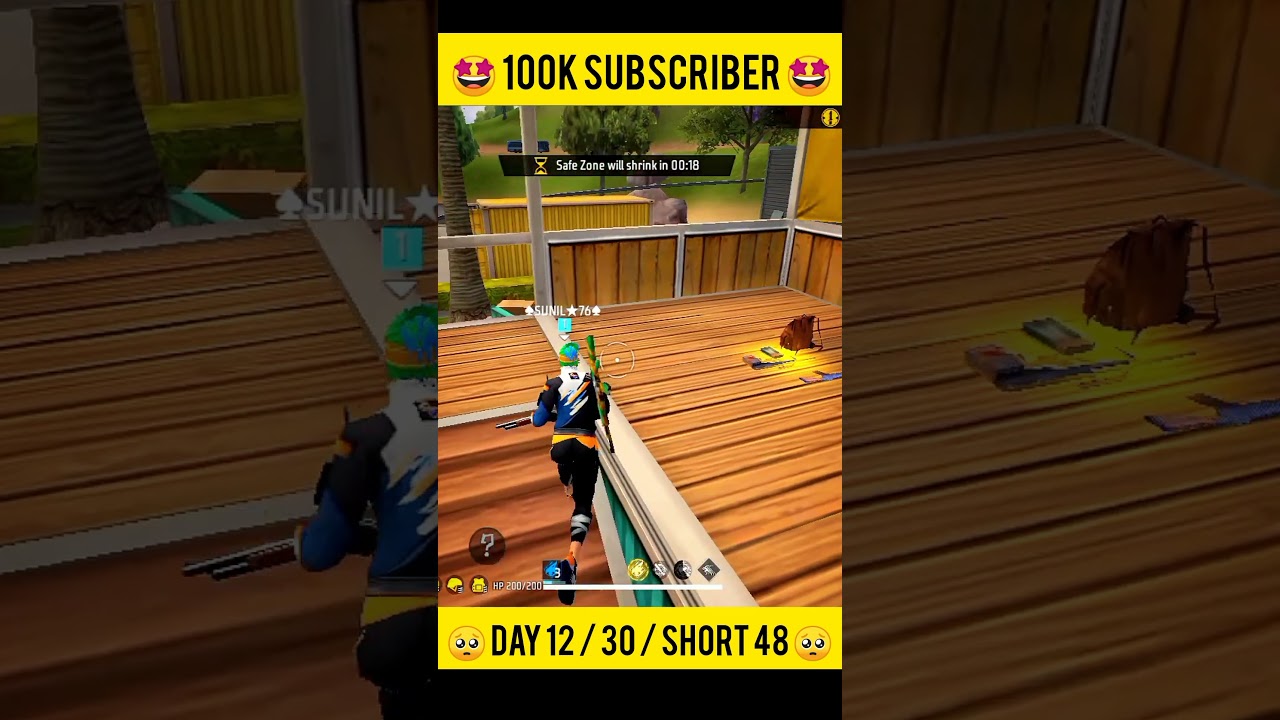 100K Subscriber🤩 || Sunil Gaming 