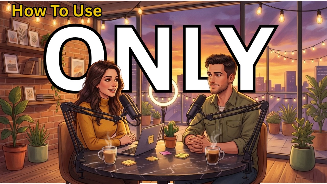 How to Use ONLY in Everyday English | English Conversation Practice | English Podcast