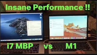 M1 vs  i7 2018 : Macbook Air Benchmark / Performance