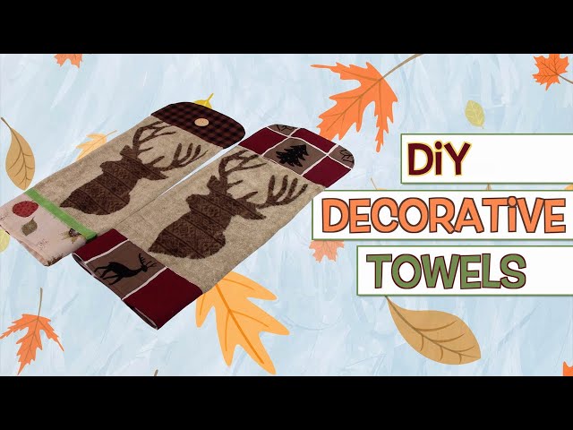 DIY Decorative Kitchen Towels  The Sewing Room Channel 