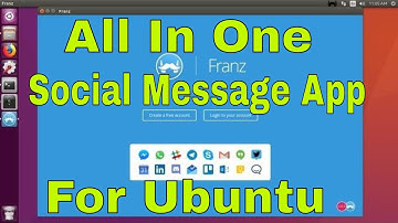 Meet Franz - All social Media In one App (whats app,telegram,skype,facebook & many more)