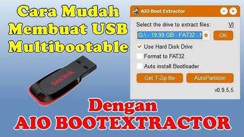 TUTORIAL CARA MEMBUAT USB MULTIBOOTABLE DENGAN PROGRAM AIO BOOT EXTRACTOR