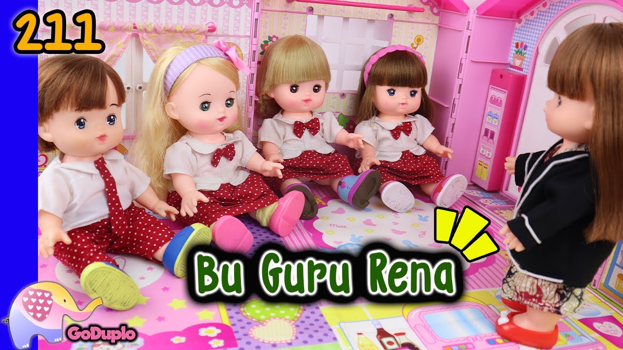 Mainan Boneka Eps 211 Bu Guru Rena  GoDuplo  TV  YouTube