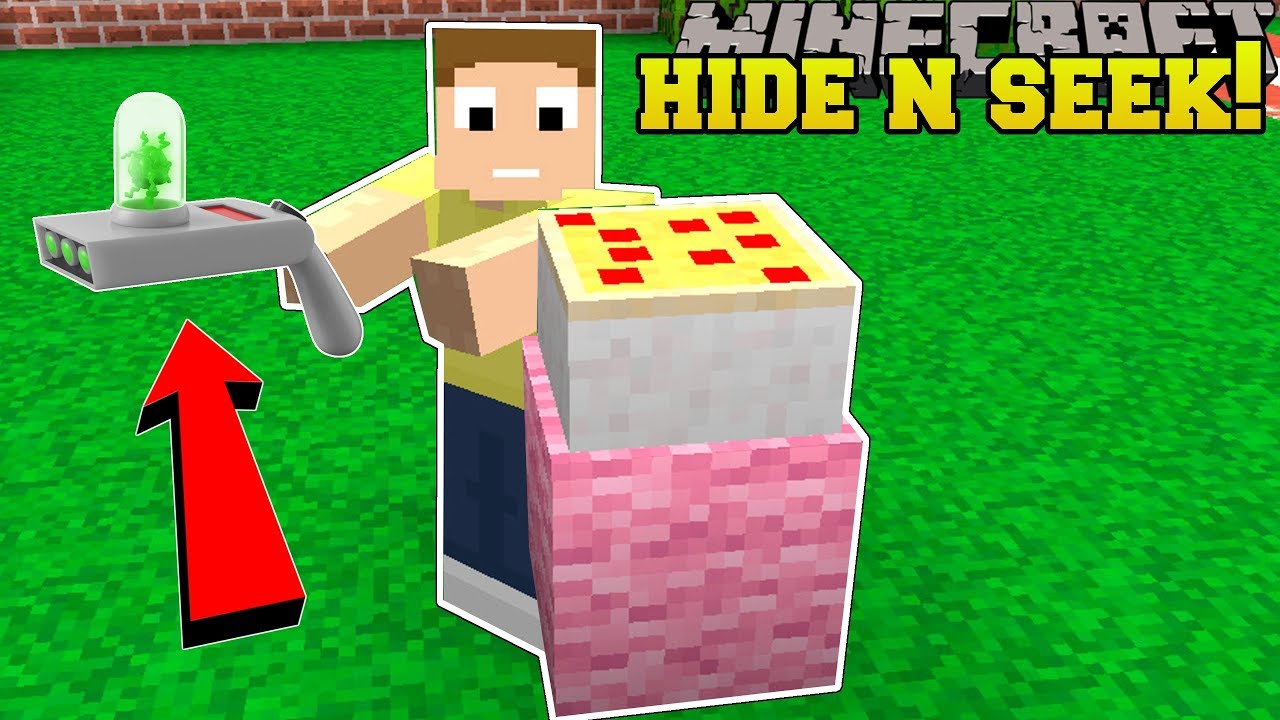 Minecraft: RICK AND MORTY HIDE AND SEEK!! - Morph Hide And Seek - Modded Mini-Game