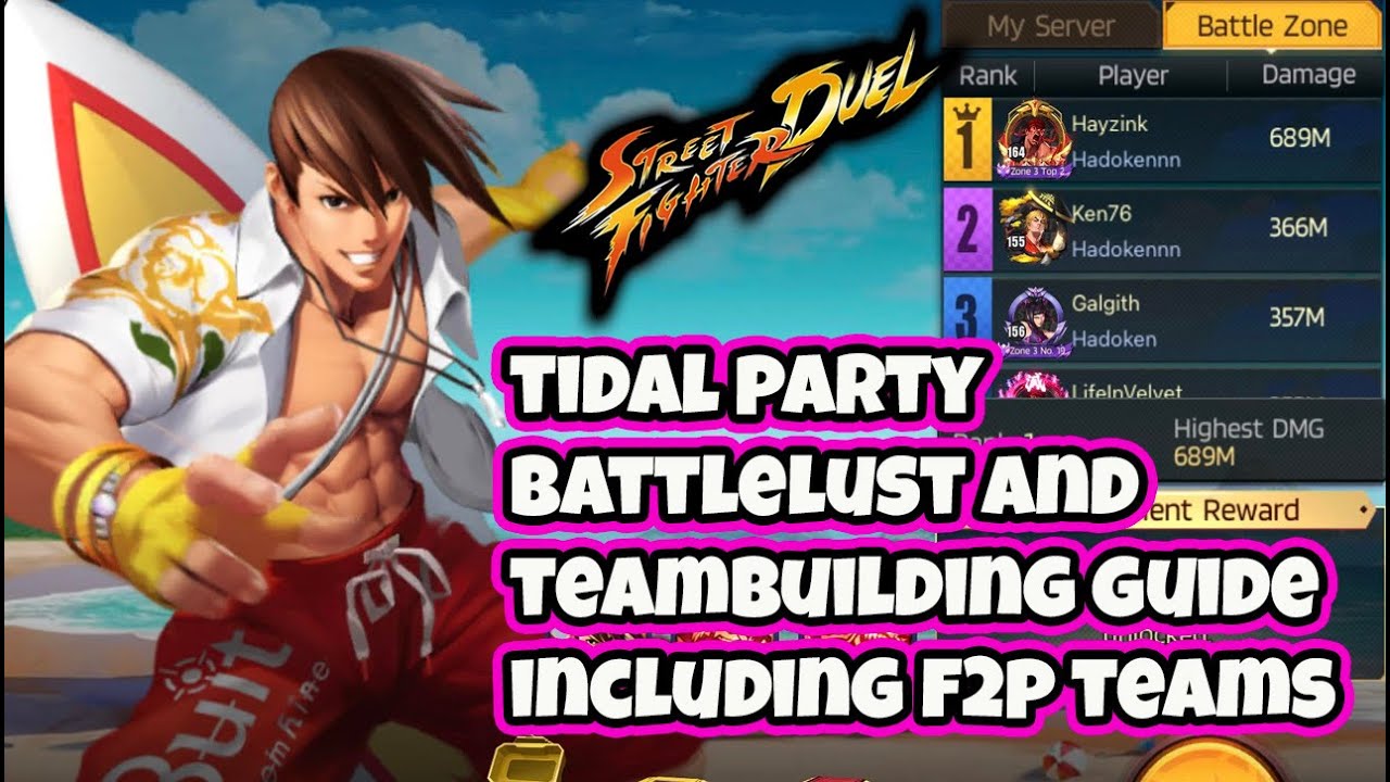 Tidal Party - Fashion Blanka Teams [F2P] - Street Fighter: Duel