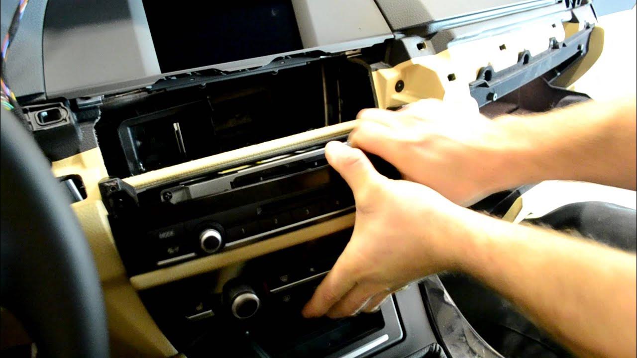 Как снять магнитолу BMW X5 e53 - YouTube