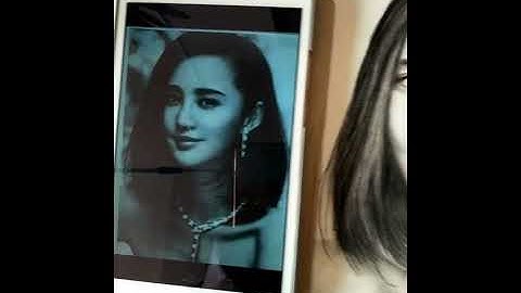 How to draw from mobile | Mobile se tilted face kaise draw karein|How to draw an eye/eyes easy step