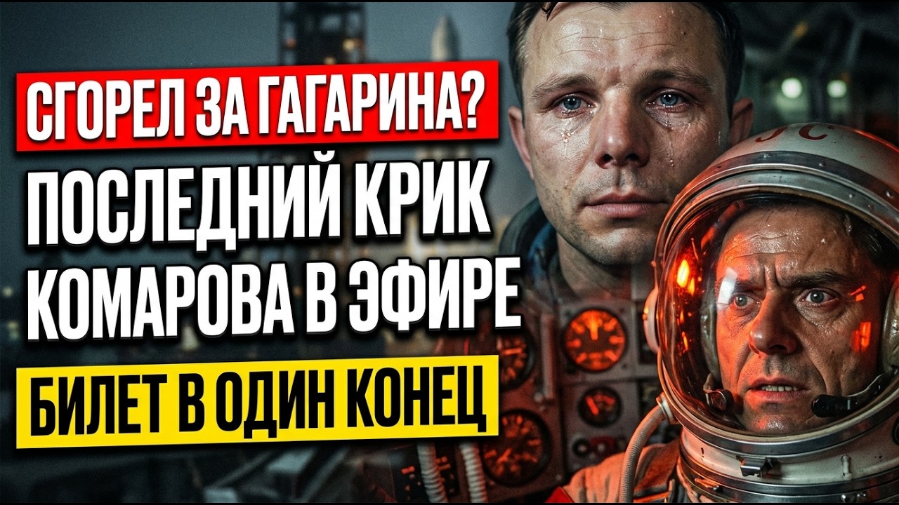 СГОРЕЛ РАДИ ГАГАРИНА! Правда о КОМАРОВЕ, от которой кровь стынет в жилах!
