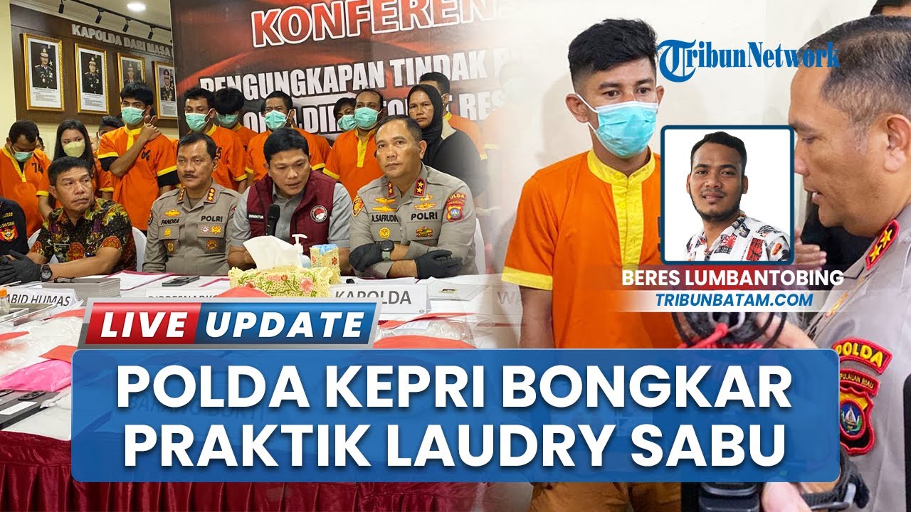 Polda Kepri Bongkar Laundry Sabu di Batam, Tempat Cuci Ulang Narkoba Rijek Jadi Kualitas Baik