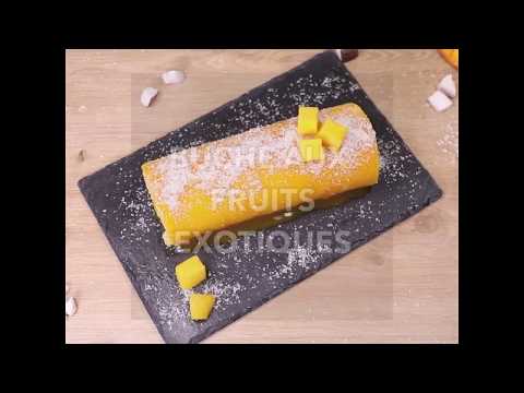 recette-gourmande-|-la-bûche-de-noël-exotique-vahiné