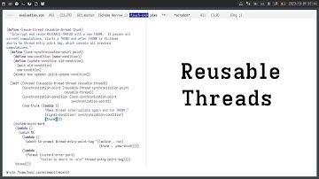 Reusable Threads in GNU Guile