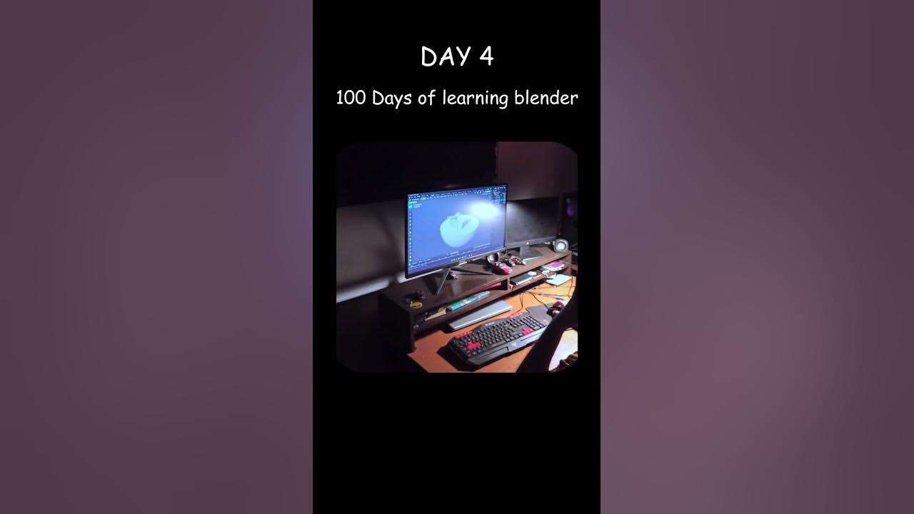 Day 4 of 100 Days Learning Blender - YouTube