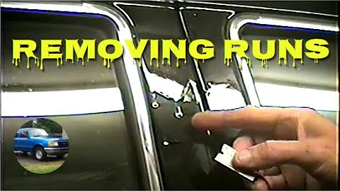 How to Remove Runs and Sags in Car Paint - Single Stage or Clear Coat