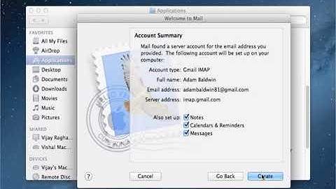 Add an Email Account in Apple Mail on Mac® OS X™ PC