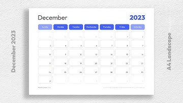 Printable 2023 Monthly Calendar Free Download: PDF, PowerPoint, and Google Slides