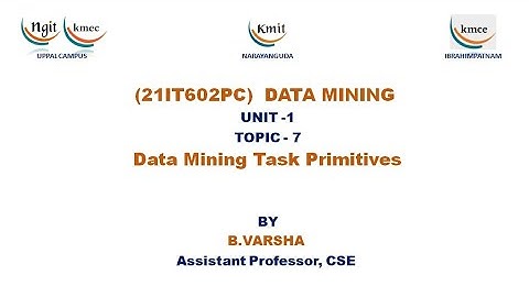 UNIT  - 1_Data Mining Task Primitives