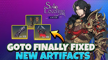 GOTO FINALLY FIXED & WORKS! NEW ARTIFACT INFO! [Solo Leveling: Arise]