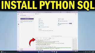 How To Install Python SQL in VS Code Set Up Python SQL Library
