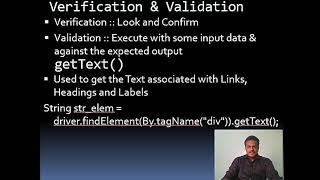 WebElement Methods : Verification and Validation for Selenium WebDriver with Java