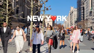 [4K]🇺🇸NYC Walk🗽Spring Vibes on Upper East Side, New York City🌷🌿Lively Madison Ave | Mar 2025