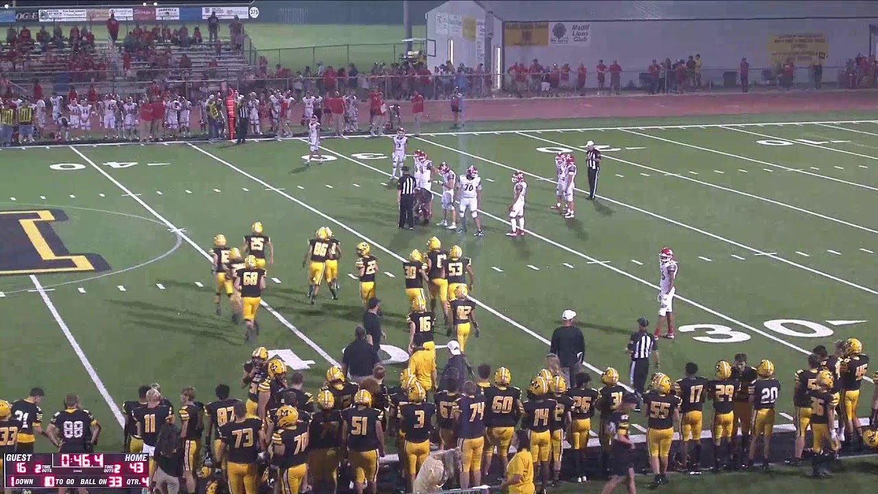 Madill High School vs. Kingston Varsity Mens' Football - YouTube