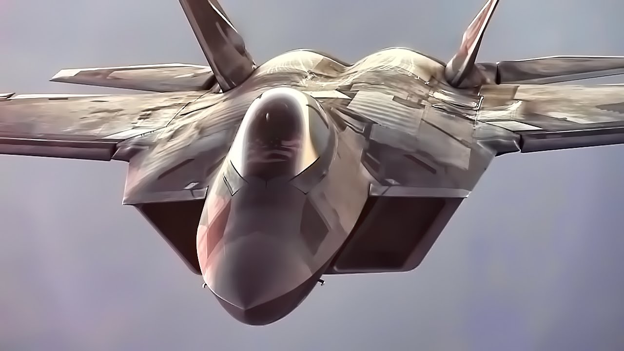 f 22 raptor front view