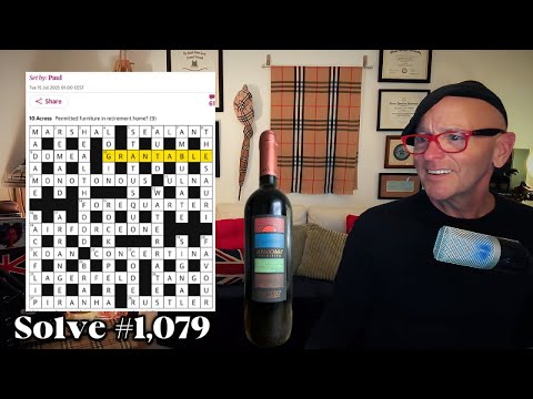 This Yank Trying to Solve the Tuesday Guardian Cryptic by Paul! Let's WINE DOWN!🍷