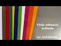 Vinilo adhesivo brillante