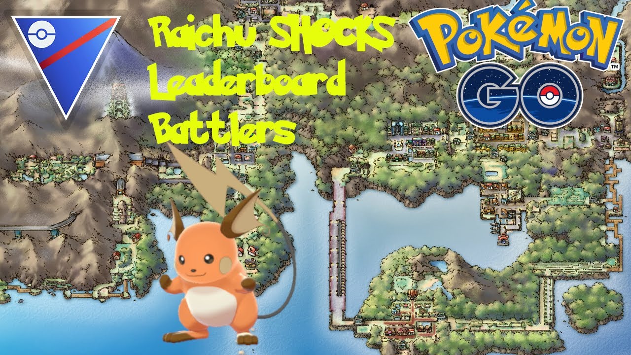 Raichu SHOCKS leaderboard battlers in Kanto Cup GBL