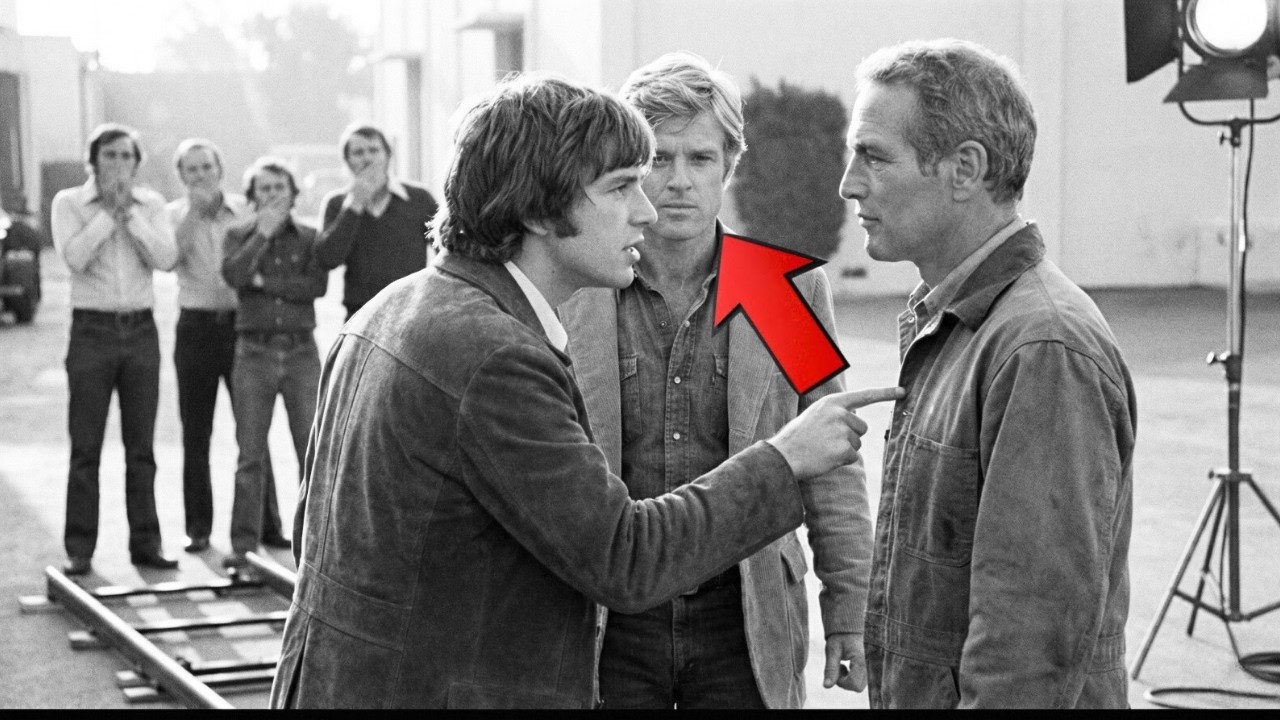 Режиссер-тиран унижает Пола и Роберта, не зная, что они известные актеры.