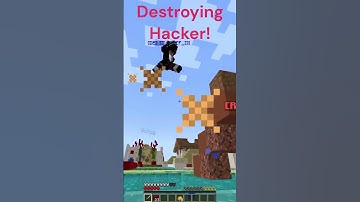 Destroying Hacker! #eggwars #cubecraft #shorts #kenandtotto #minecraft